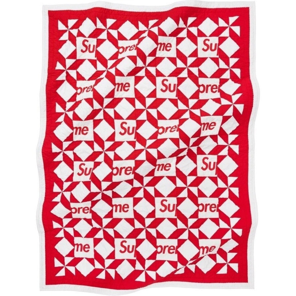 Supreme limited edition patchwork quilt